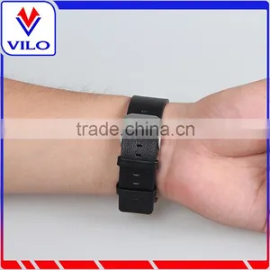 Leather Luxury Watch Band Wrist Strap Bracelet + Metal Frame For Fitbit Blaze thumbnail-6