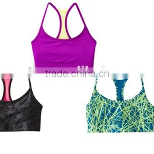 2014 New Custom Fashionable Sports Bra Top for Ladies thumbnail-1