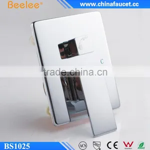 Beelee BS1025 Square 2-Function Single Lever Concealed Bathroom Bath Shower Mixer With Diverter Faucet Control for Bathroom thumbnail-2