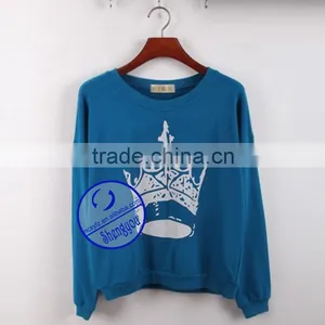 Wholesale Custom Women's Crewneck Hoodies Sweatshirts With Printing thumbnail-6