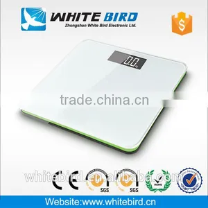 150kg LCD Colorful Plastic Interlayer Tempered Glass Electronic Digital Body Weighing Bathroom Scale thumbnail-5