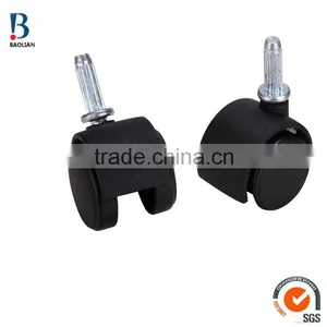 ISO Certificated China 1.5" Removable Double Plastic Small Caster Wheels for Cleaner thumbnail-5