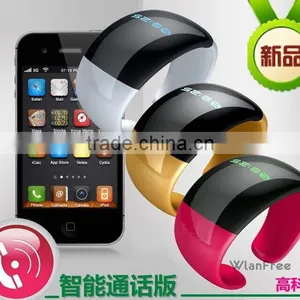 New Bluetooth Bracelet Watch, Most Fashionable Lovers Watch/Wrist Watch / Bluetooth Watch With Vibrate & Caller ID Display thumbnail-1