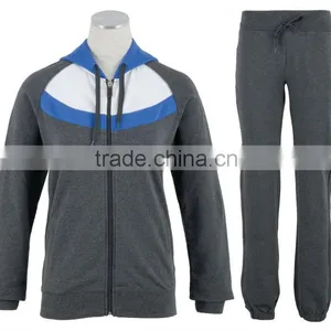 Ladies Hooded Fleece Jogging Suits thumbnail-1