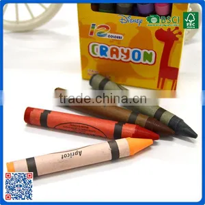 2016 Wholesale Personalized 12 Colors Crayon for School Students With From China thumbnail-3