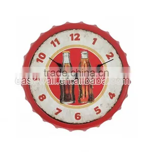Humanized Design Custom Print Beer Cap Wine Bottle Wall Clock thumbnail-2