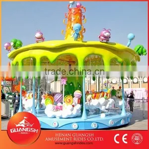 Happy Carousel! China Manufacture Sweet Worm Big Carousel Rides for Sale thumbnail-1