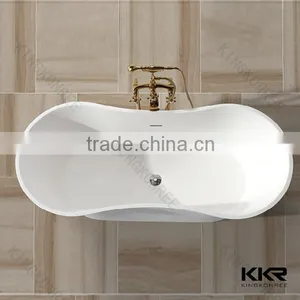 Western Style Soaking Bath Tub Spa Bath Sitting Bathtub thumbnail-5