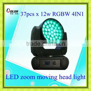 37pcs 12W Zoom Cree Led 4in1 Led Zoom Led Wash Moving Head Light thumbnail-1