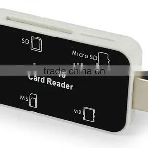 USB 3.0 SD,TF,Micro SD,MS,M2 All In One Card Reader Writer thumbnail-1