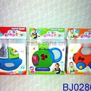 Happy Baby Toy Musical Plastic Cartoon Toy Flashing Vintage Train Toy thumbnail-5