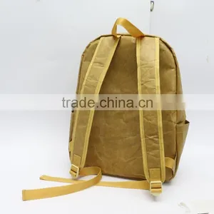 Trendy Casual Strong Tyvek Backpack Brown Tyvek Paper School Backpack thumbnail-4