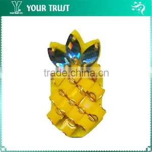 Handmade Turquoise Green Pineapple Decorative Flower For Dresses Gift Crafts thumbnail-1
