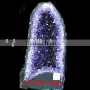 Natural Amythest Crystal Geode thumbnail-1