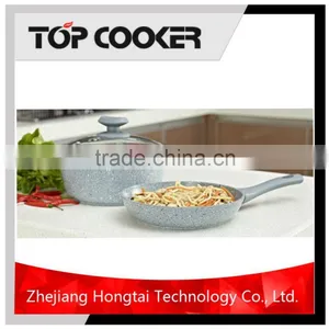 3pcs Forged Aluminum Non Stick Granite Stone Cookware thumbnail-1
