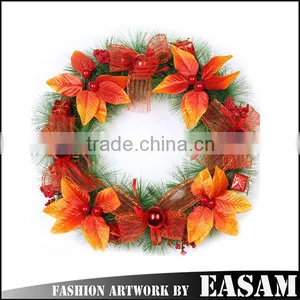 Wedding Party Birthday Occasion Plastic Christmas Wreaths Wholesale thumbnail-1