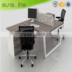 WP01 Factory Supply Wooden Frame Office Furniture Modern Office Wall Partition, Customized Size Office Cubicle Workstation thumbnail-3