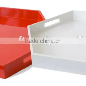 High Quality Best Selling Lacquer Wood Serving Tray Table thumbnail-1