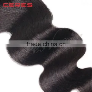 Human Hair Weave Lace Closure Peruvian Silk Body Wave Closure Middle Part Closure thumbnail-4
