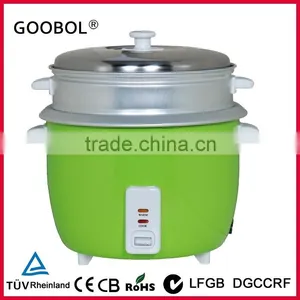 Small Drum Rice Cooker With Colorful Shell & Steamer thumbnail-1