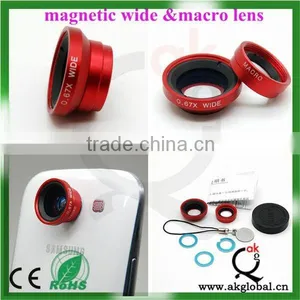 Manufacturer Lens 0.67x Wide Angle Lens With Marco Conversion Lens for Mobile Phone Lens thumbnail-5