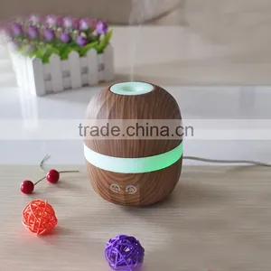 Home Appliances Humidifier Wood Grain Colorful Night Light Aroma Diffuser Machine thumbnail-5