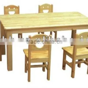 Pine Wood Indoor Furniture Dining Table BH15108 thumbnail-1