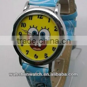 SpongeBob Watch With Leather Watch Strap thumbnail-1
