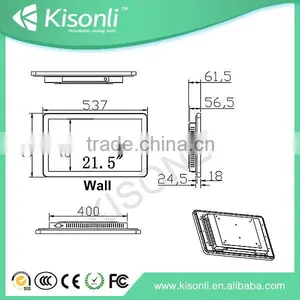32 Inch Open Frame LCD Advertising Player / 32 Inch Touch Screen Hdmi Led Monitor Quality Choice thumbnail-3