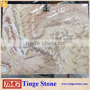 Elegant Bookmatch Red Dragon Onyx Marble Tile For Interior Decoration thumbnail-2