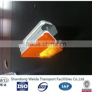 White & Yellow Road Flexible Guardrail Attached Reflector thumbnail-4