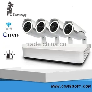 H264 P2P 4x 720P IP Camera POE CCTV Security Recording System Kit thumbnail-1