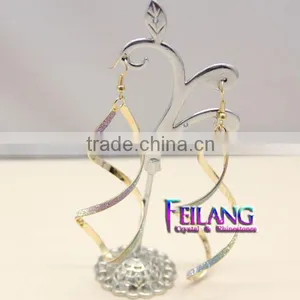 Hotsale Double Spiral Earings GOLD Chandelier Earrings thumbnail-2