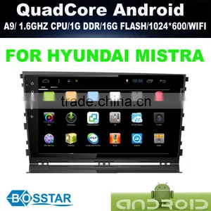 BOSSTAR Quadcore Android Car Stereo Gps Dvd Multi Media Player for HYUNDAI MISTRA With 3G,wifi,1G RAM,16 GB Nand,1080P thumbnail-1