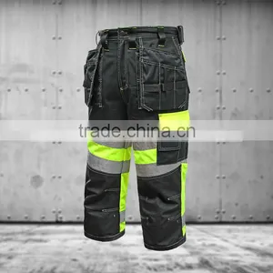Mens High Visibility Workwear Trousers thumbnail-1