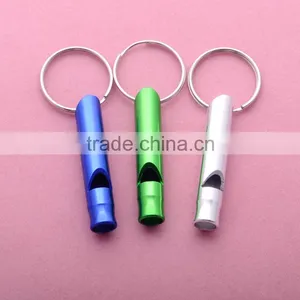 >>>Fashion Lot LED Whistle Simple Key Chain Ring Retro Key Holder Unisex Outdoors Gift Key Chains/ thumbnail-3