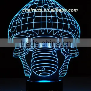 New Remote Control 3d Led Illusion Lamp thumbnail-1