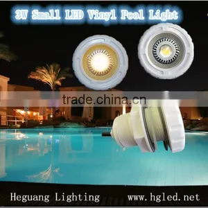 IP68 New Plastic Body 3W Small LED Vinyl Pool Light thumbnail-1