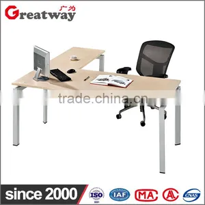 l Shaped Single Computer Boss Office Table Desk thumbnail-1