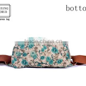 Beautiful Newest Design Canvas School Backpack for Teenage Girls thumbnail-4