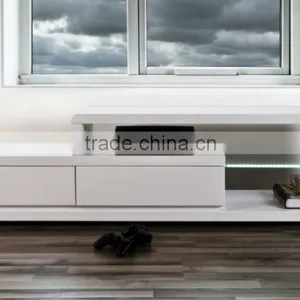 TV-2327 High Gloss Living Room TV Cabinet Designs thumbnail-2