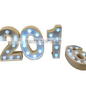 Popular Decorations Figure Lights Figure Shape Light Marquee Number Light for Room Decoration thumbnail-3