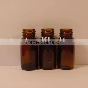 5ml Amber Glass Boston Shape Essential Oil Bottles thumbnail-1
