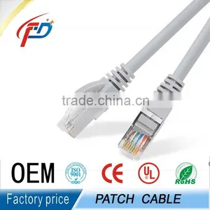 1ft 2ft 3ft 5ft 10ft Black Color Copper Clad Alunimun Cat 5e Cat6 Patch Cable thumbnail-5