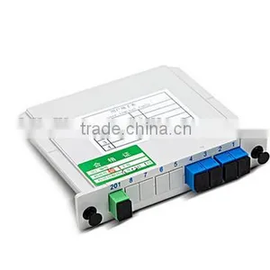 1*2/1*4/1*8/1*16/1*12/1*32 Insertion Type FTTH Passive Fiber Optic PLC Splitter BOX With SC Upc Adapter thumbnail-3