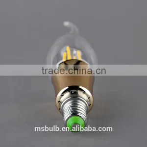 Cheap Led Bulb E14/27 Lamp 220-240V Filament Candle Light With Gold/silver/white/blue Plastic thumbnail-5