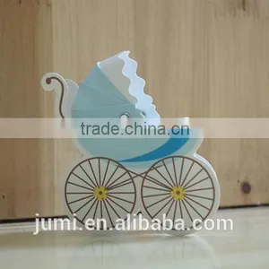 Baby Carriage Stroller Birthday Boy Girl Baby Shower Favor Candy Box thumbnail-2