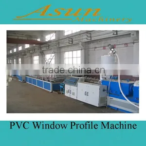 CE Certification PVC Profiles Extruder Machinery / Profiles Making Machine thumbnail-1