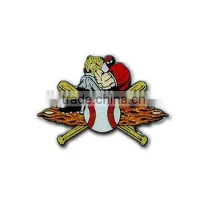 New Fashion Style Metal Cheap Club Baseball Trading Pin thumbnail-1