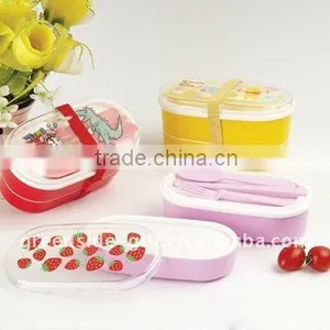 Promotional High Quality Health Plastic Lunch Box for Kids thumbnail-1